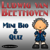 Ludwig Van Beethoven - Lesson Plan with Quiz - Distance Learning