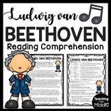 Composer Ludwig van Beethoven Biography Reading Comprehens