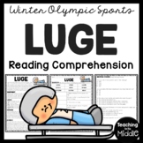 Luge Reading Comprehension Worksheet Winter Olympics Olymp