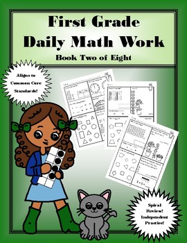 Preview of First Grade Daily Math: Book Two