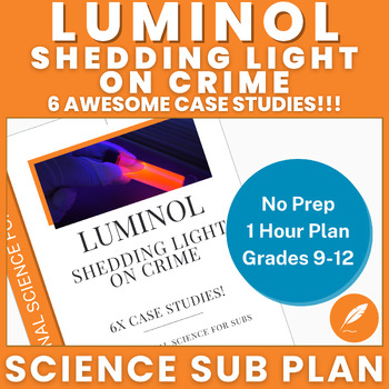 Preview of Luminol: Forensic Science Blood Spatter Analysis (NO PREP Sub) 6x Case Studies
