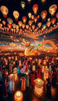 Preview of Luminous Traditions: Lantern Festival Poster