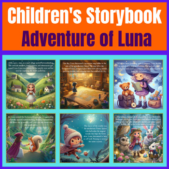 Preview of Luna's Magical Journey: A Children's Storybook Adventure.