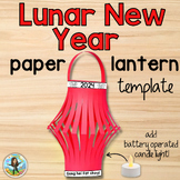 Lunar Chinese New Year  LANTERN template