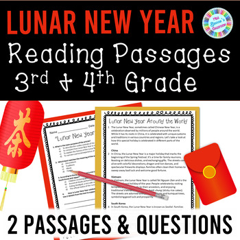 Preview of Lunar / Chinese New Year Reading Comprehension Passages 3rd Grade & 4th Grade