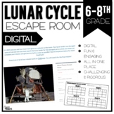 Lunar Cycle and Moon Phases Digital Escape Room - Escape the Moon