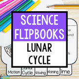 Moon Phases Flipbook Booklet | Labeling the Lunar Cycle | 