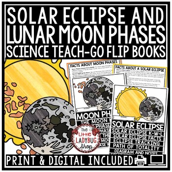 Preview of Solar Eclipse Reading Lunar Cycle Moon Phases of the Moon Activities Worksheet