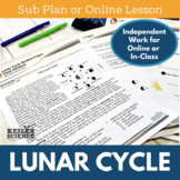 Lunar Cycle - Sub Plans - Print or Digital