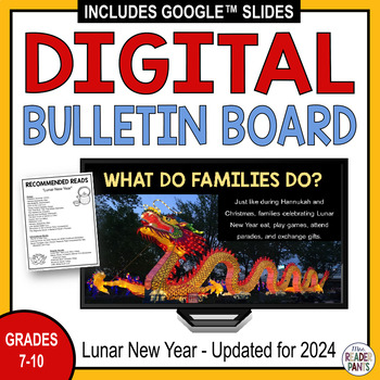Preview of Lunar New Year 2024 - Digital Bulletin Board - Year of the Dragon
