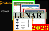 Lunar New Year 2023 Editable Classroom Calendars Printable