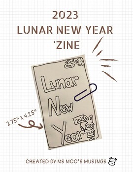 Preview of Lunar New Year 2023: Year of the Rabbit Mini-Magazine aka 'Zine