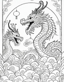 Lunar New Year 2024 Coloring Pages Chinese New Year Year o