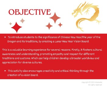 Chinese Lunar New Year activity Create a vision board Printable goals ...