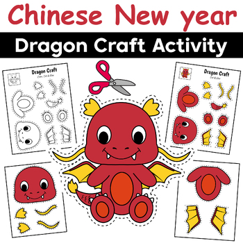 Preview of Lunar New Year Activity: Dragon Craft | Chinese New Year 2024 Craft | Decor