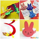 Easy Rabbit Headband For Lunar New Year - Red Ted Art