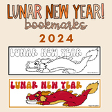 Lunar New Year Bookmarks! (Year of the Dragon)