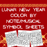 Lunar New Year/Chinese New Year Music-Color by Note/Treble