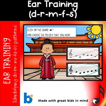 Preview of Lunar New Year   Ear training Do-Re-Mi-Fa-So  Digital  Task Cards in Boom Cards™