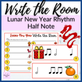 Lunar New Year Half Note Write the Room for Music Rhythm Review