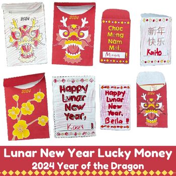 Lunar New Year Lucky Money Envelopes Coupon Year of the