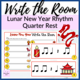 Lunar New Year Quarter Rest Write the Room for Music Rhyth