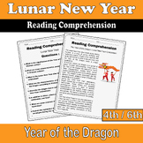 Lunar New Year Reading Comprehension: Year of the Dragon 2