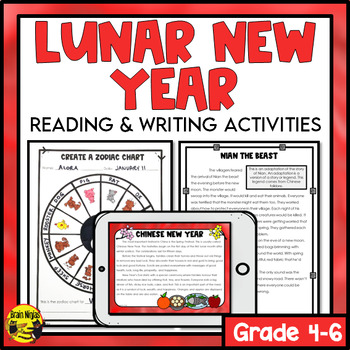 Preview of Lunar New Year Reading and Writing Activities