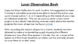 Lunar Observation Book