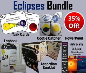 Preview of Solar & Lunar Eclipses Activities and Crafts Bundle (Total Solar Eclipse 2024)