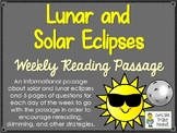 Lunar and Solar Eclipses - Weekly Reading Passage and Questions