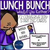 Conversation Starter Cards Group Counseling Lunch Bunch Ic