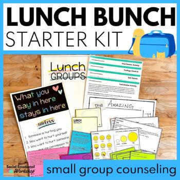 Preview of Lunch Bunch Activities, Small Group Counseling Permission Slip and Passes