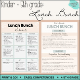 Lunch Bunch Topics and Discussion Questions
