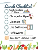 Lunch Checklist