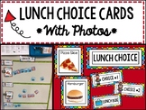 Lunch Choice Cards with photos