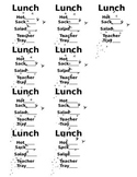 Lunch Count (editable)