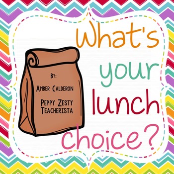 Preview of Lunch Count Choice | EDITABLE | Menu Choices