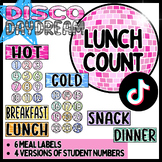 Lunch Count & Student Numbers - Disco Daydream, Colorful C