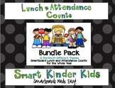 3 Choice Lunch Count & Attendance  BUNDLE for ENTIRE YEAR