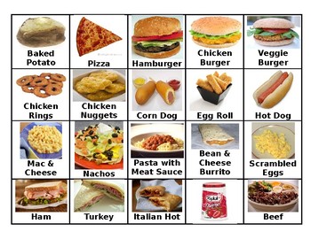 lunch foods list