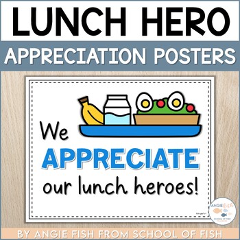 Preview of Lunch Hero | School Lunch Hero Day | Lunch Hero Day