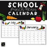 School Lunch 2023-2024 Calendar