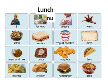 School lunch menu  LearnEnglish Kids