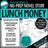 Lunch Money Novel Study { Print & Digital }