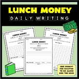 Lunch Money Writing Prompt Set - Writing Prompts for Each 