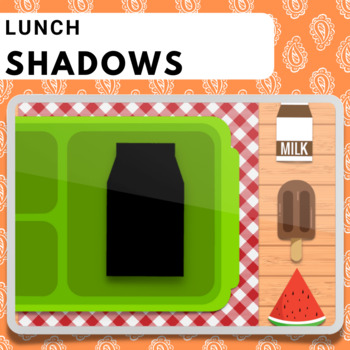 Preview of Lunch Shadow Matching | Visual Perception | BOOM Cards
