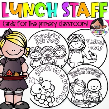 Preview of Lunch Hero Day Appreciation Cards for School Cafeteria Workers