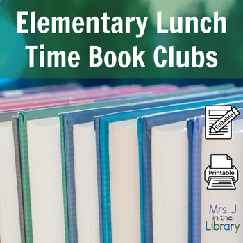 Preview of Lunch Time Book Club Program in the Library or Classroom
