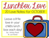 October Lunch Box Love Notes